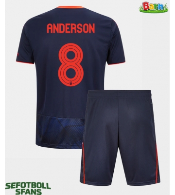 Nottingham Forest Elliot Anderson #8 Tredjeställ Barn 2025-26 Kortärmad (+ Korta byxor)